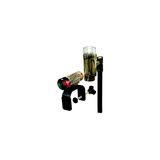 Attwood 141917 C-Clamp Mount Portable LED Nav Light Kit w/Threaded Pole, Real TreeÂ® Max-4 Camo -Modern Boat Sales & Service