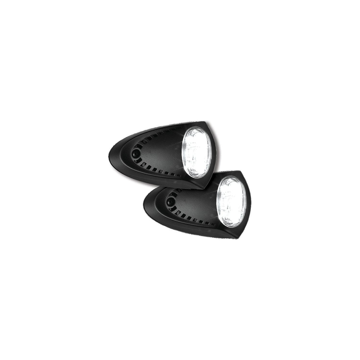 Attwood 6523BK7 Black LED Docking Lights, 2.8" x 4.5" -Modern Boat Sales & Service