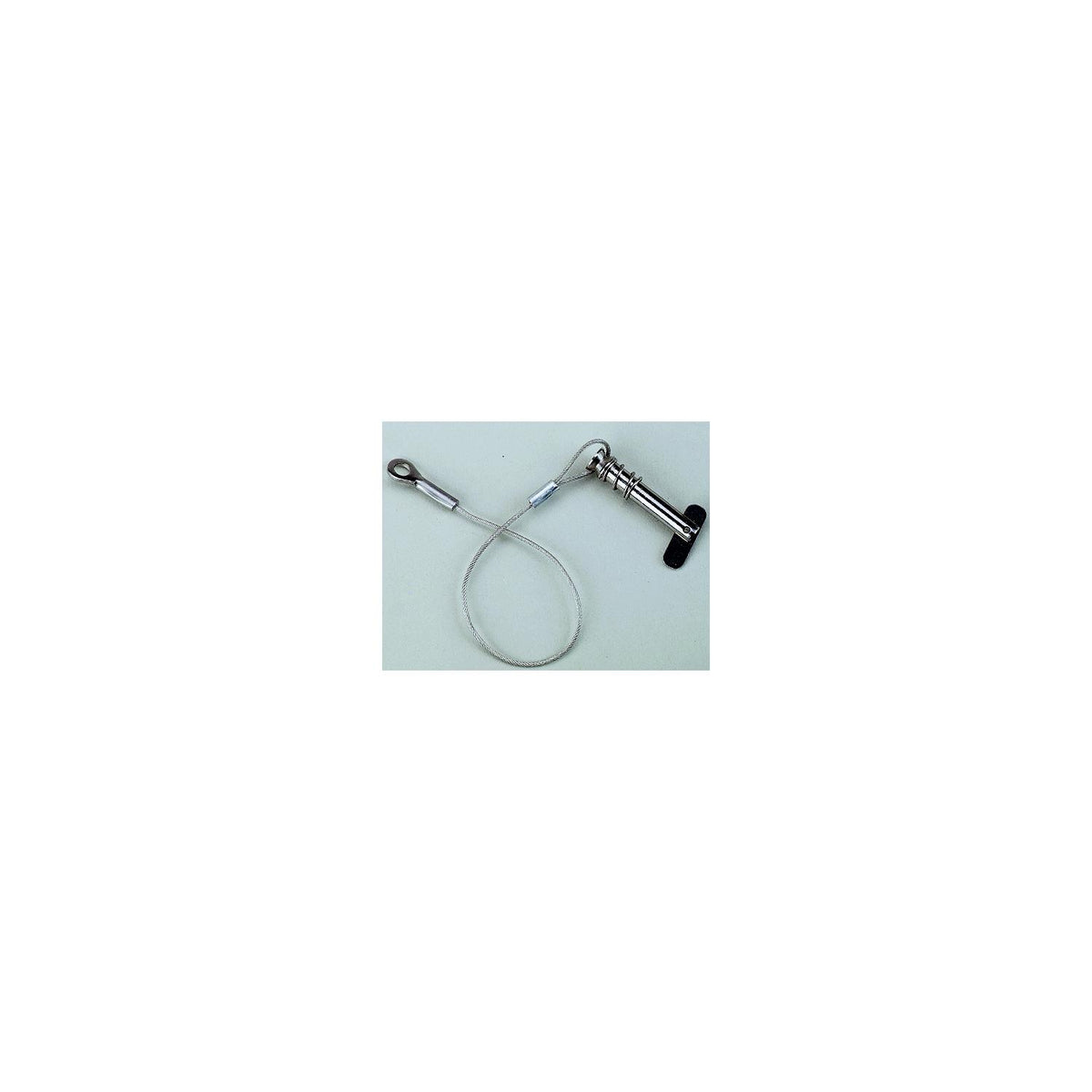 Tethered 1/4" Spring-Loaded Clevis Pin, Stainless Steel -Modern Boat Sales & Service