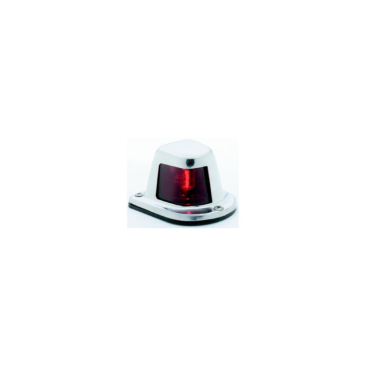 Attwood Side Lights Deck Mount, Stainless Steel - Red -Modern Boat Sales & Service