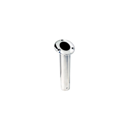 Attwood Rod Holder Flush Mount Stainless Steel 30 Degree Black Closed End Default Title -Modern Boat Sales & Service