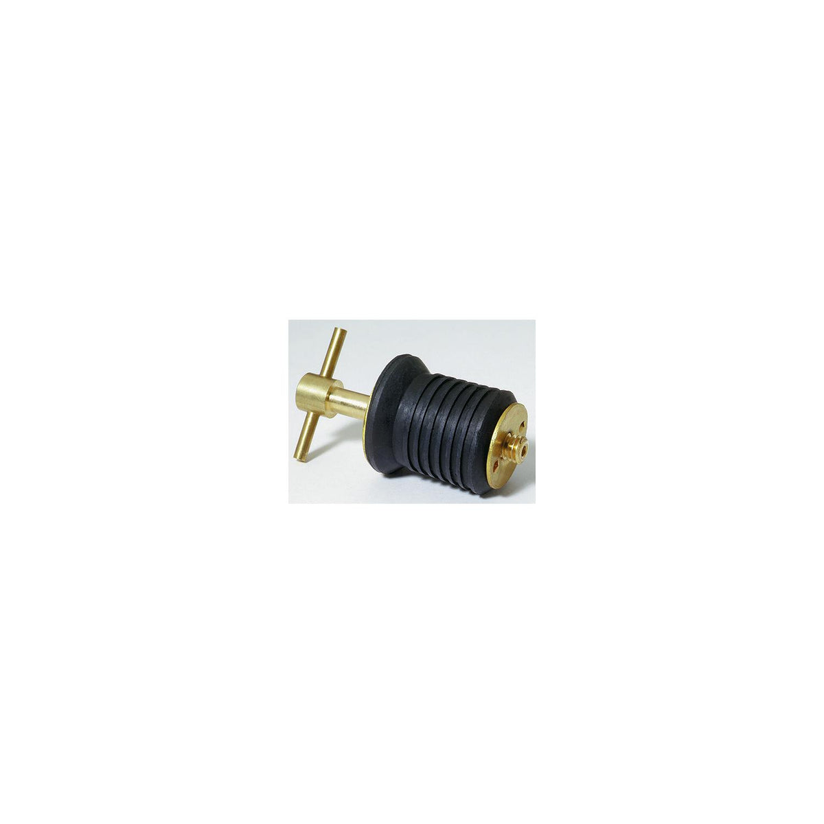 Attwood 1" Drain Plug with Brass T-Handle w/o Chain -Modern Boat Sales & Service