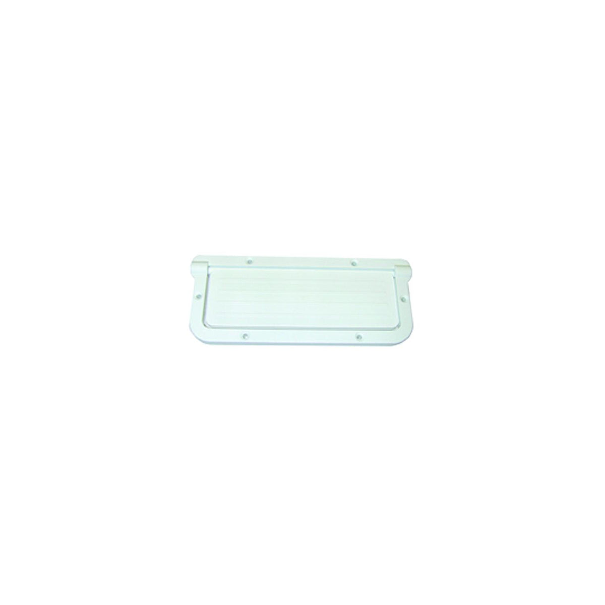 T-H Marine Large Rectangular Scupper Fits 2 x 5-1/2" Hole, White -Modern Boat Sales & Service