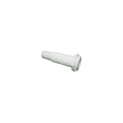 T-H Marine Straight Extra Long Thru-Hull Fitting For Hose, White Default Title -Modern Boat Sales & Service