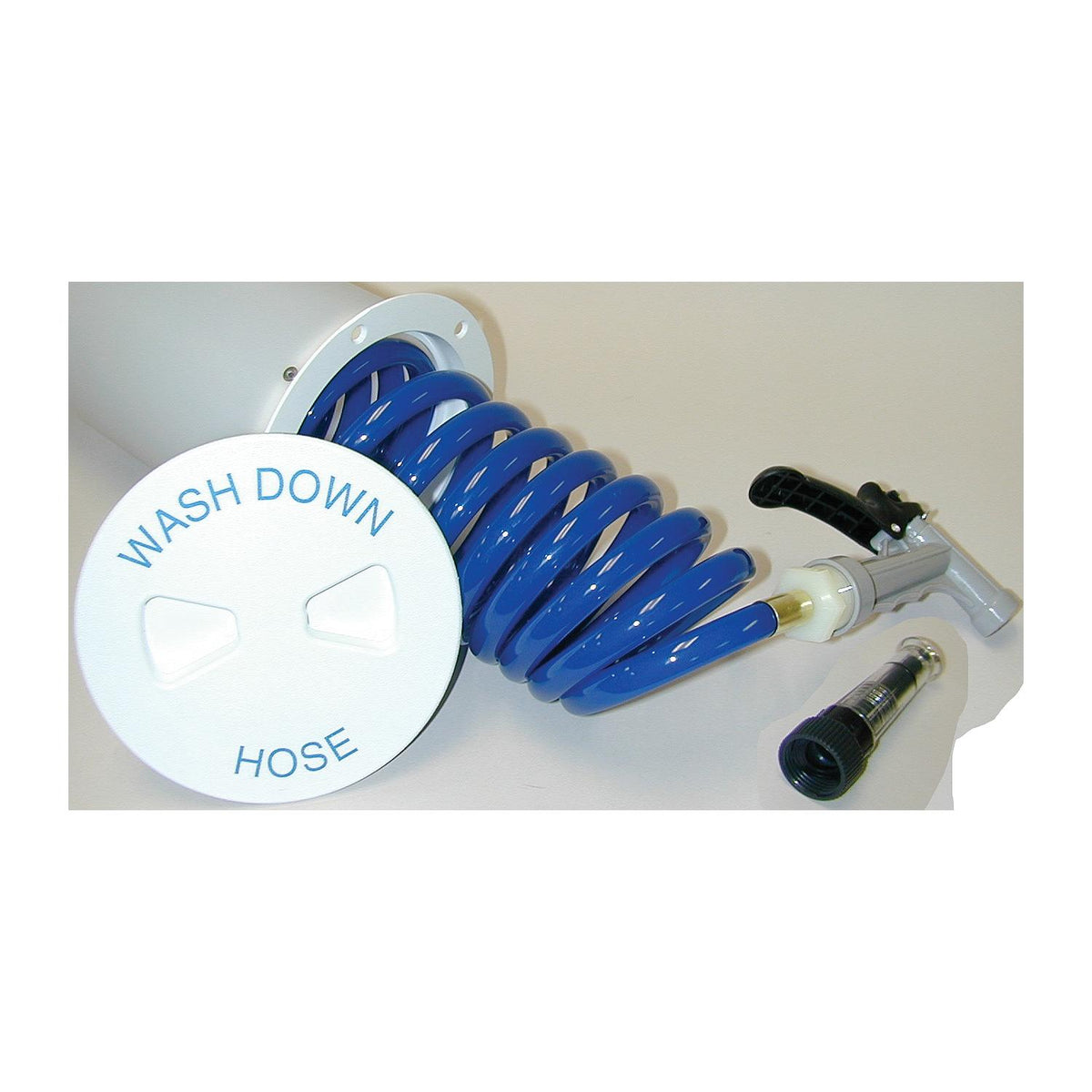 Wash Down Station & Hose, Blue -Modern Boat Sales & Service