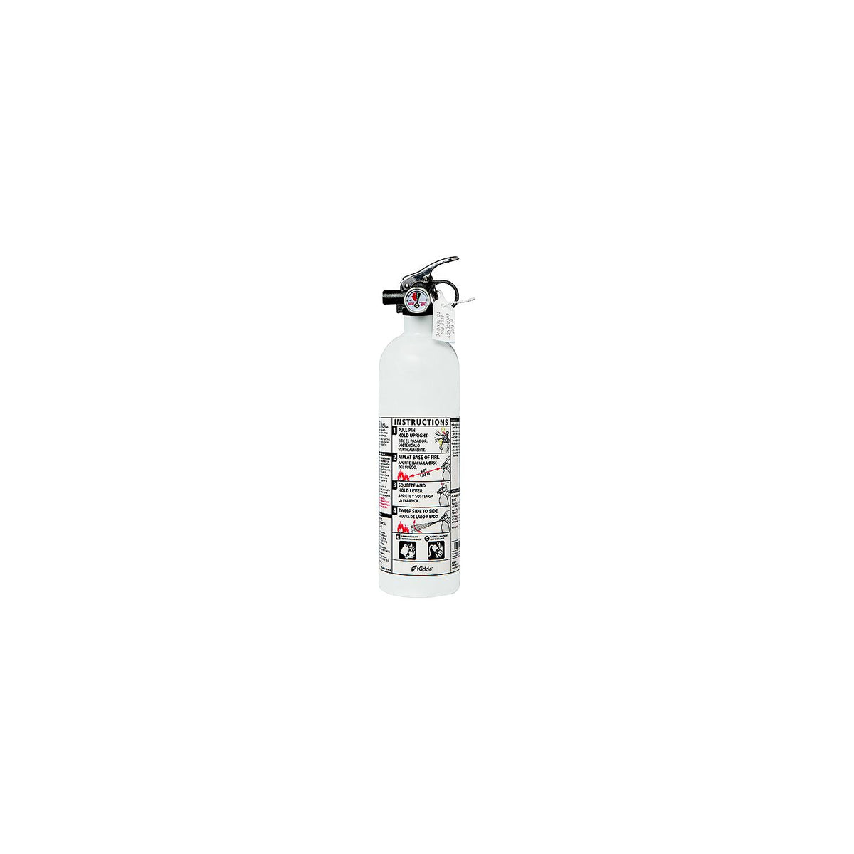 Kidde 21028230 Basic Fire Extinguisher, White 5 BC Pindicator -Modern Boat Sales & Service