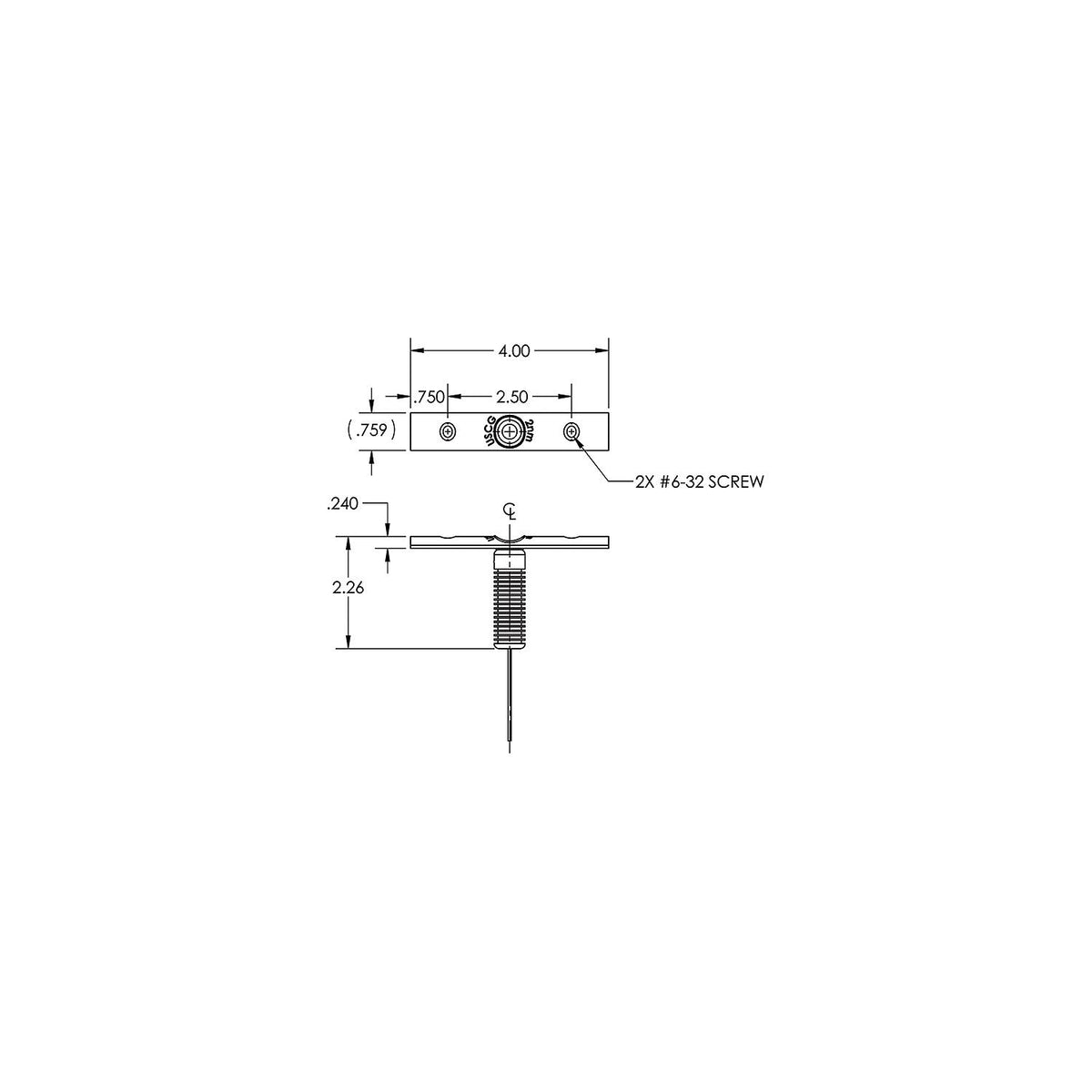 Taco F386810B 4" Rub Rail Mounted LED Navigation Light Set Default Title -Modern Boat Sales & Service