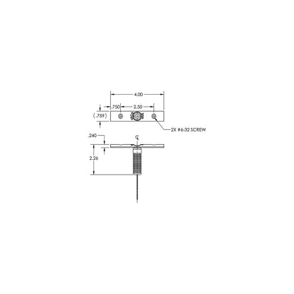 Taco F386810B 4" Rub Rail Mounted LED Navigation Light Set Default Title -Modern Boat Sales & Service