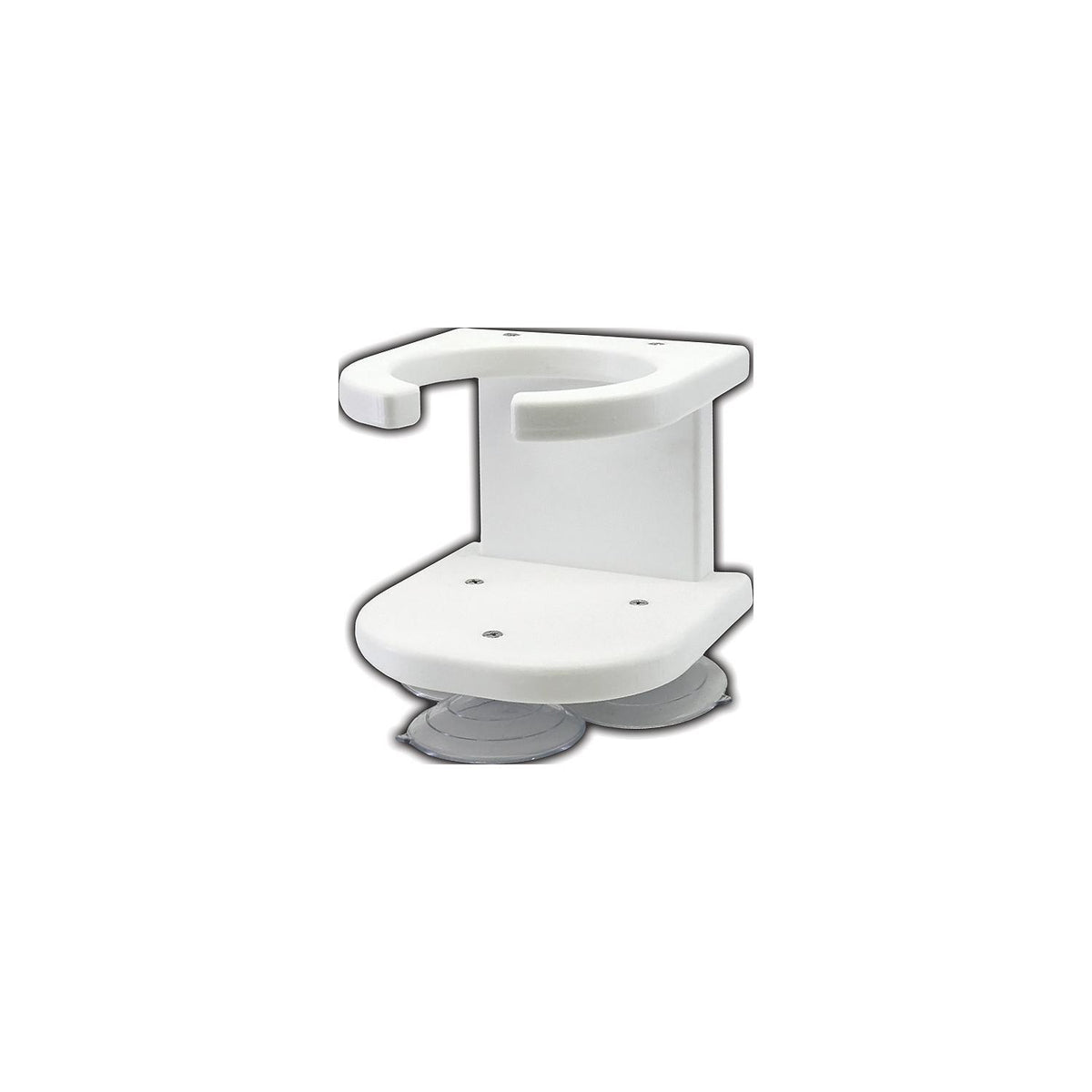 Taco P012003W 1 Drink Holder, White Poly w/Suction Cup Mt. -Modern Boat Sales & Service