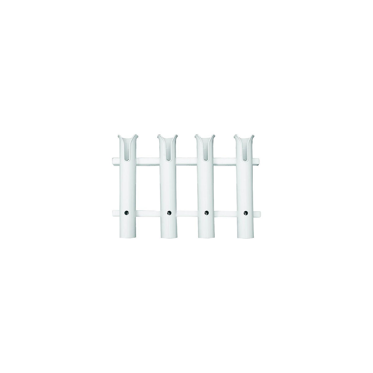 Polyethylene 4-Rod Rack, White -Modern Boat Sales & Service