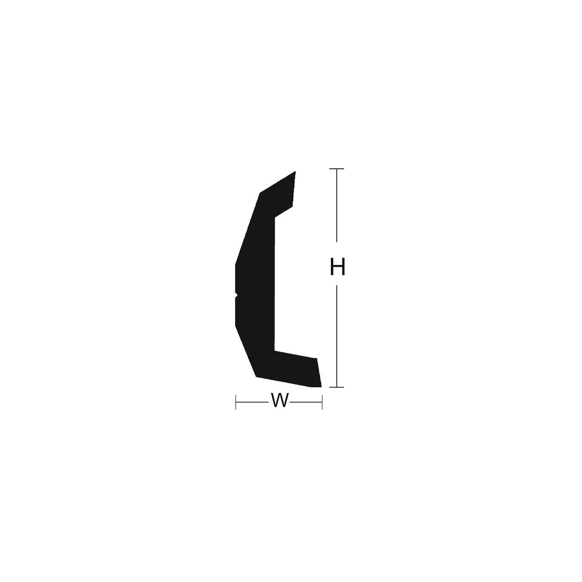 Rigid Vinyl Rub Rail, White, 1-7/8" H x 3/4" W x 20' L -Modern Boat Sales & Service