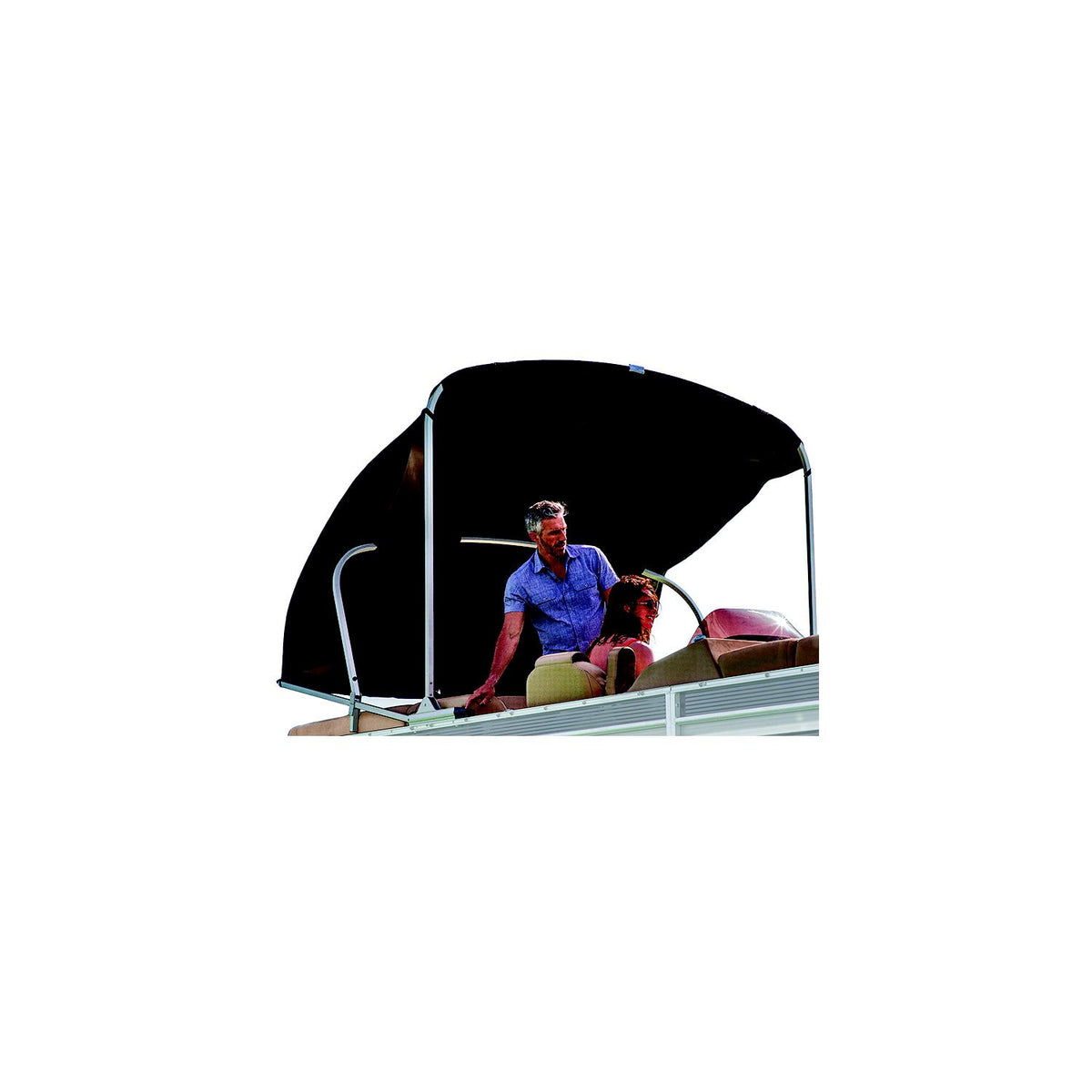 Lippert Sureshade Power Bimini ,Black Frame, Black Canvas -Modern Boat Sales & Service