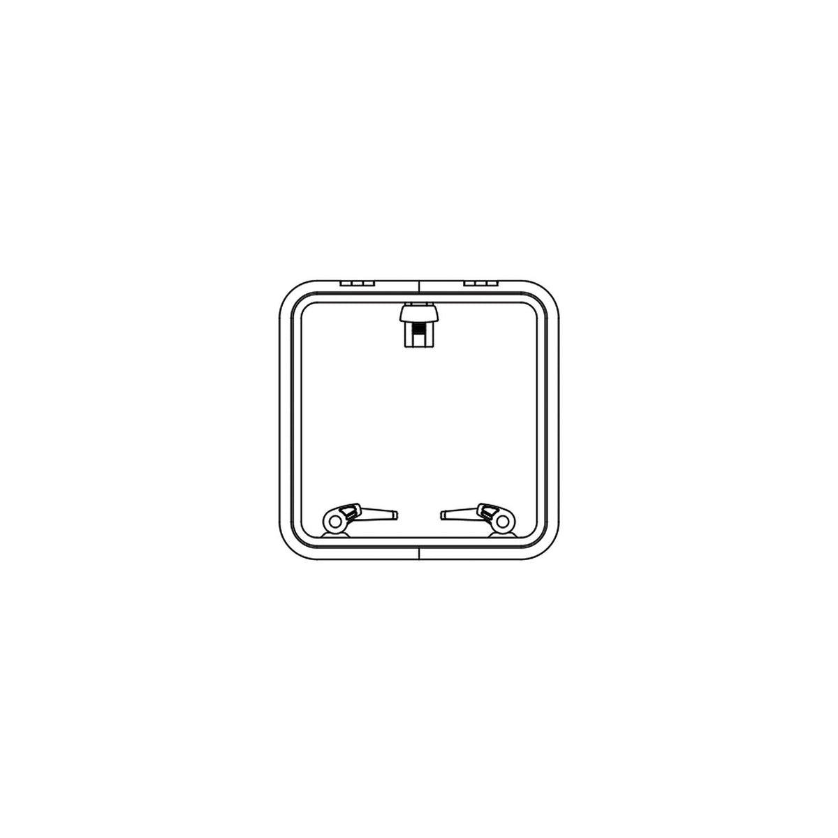Lewmar Low Profile Rectangular Hatch, Size 60 Default Title -Modern Boat Sales & Service
