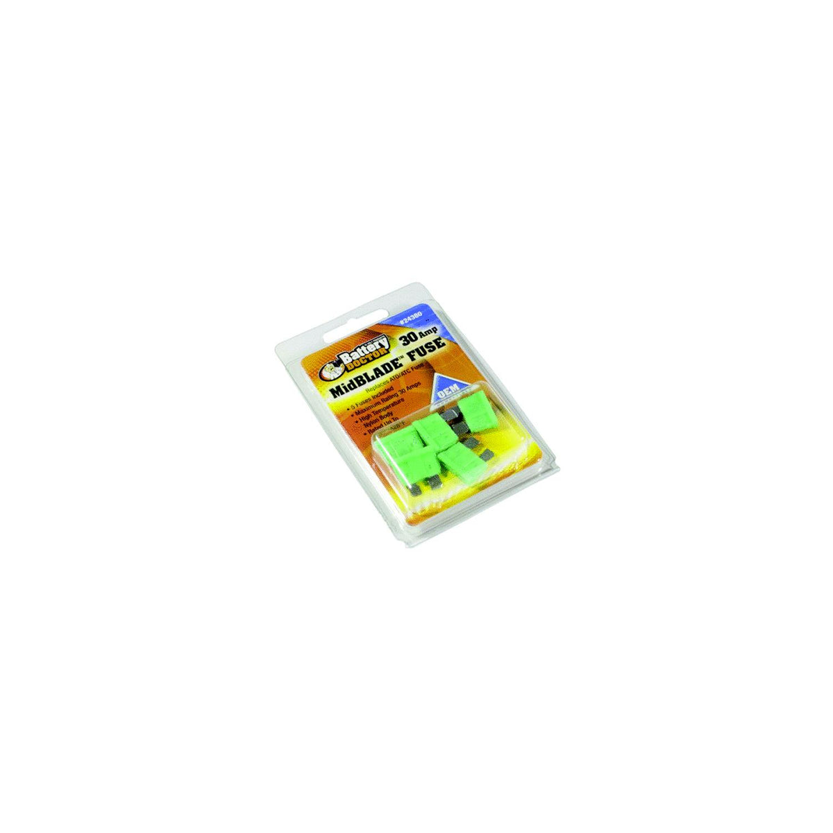Battery Doctor Midbladeâ„¢ ATO/ATC Fuses, 30A, 5/Pk -Modern Boat Sales & Service