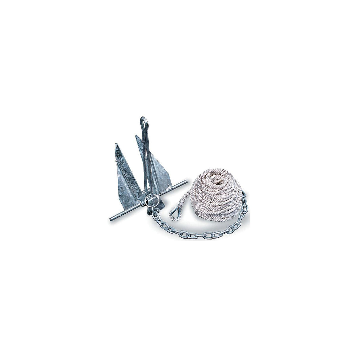 Tie Down Engineering Quik-Set Hooker Anchor Kit Includes Anchor, Anchor Line, Chain and (2) Shackles -Modern Boat Sales & Service