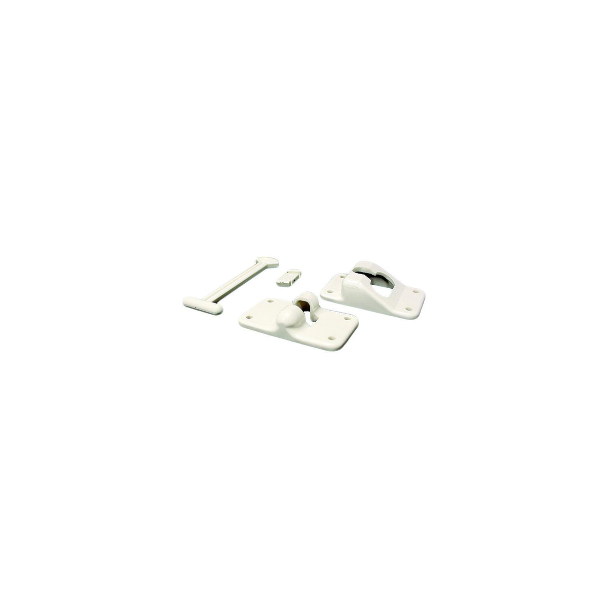 Kwikee 381407 T-Style Door Holder, 4" White -Modern Boat Sales & Service