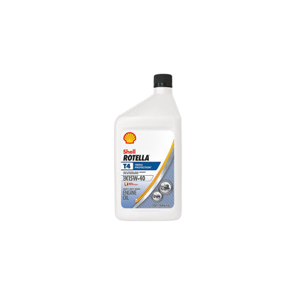 Shell 550049483 RotellaÂ® T4 Triple-ProtectionÂ® Heavy-Duty Diesel Motor Oil, 15W-40, Qt. -Modern Boat Sales & Service