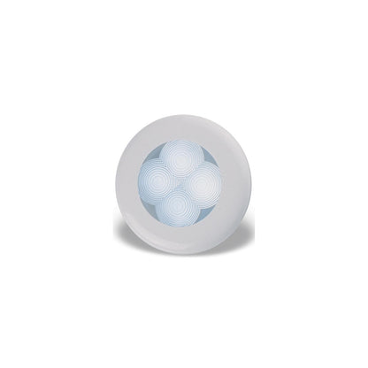 LED Light White w/White Bezel 12V -Modern Boat Sales & Service