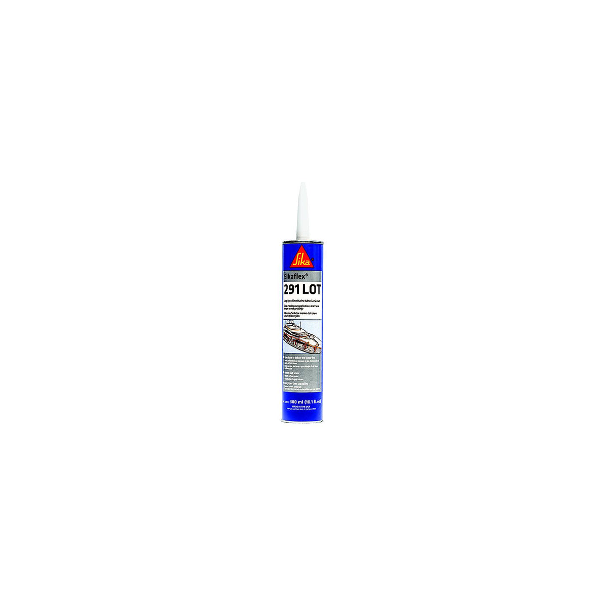 SikaflexÂ® 90925 291 Lot Marine Polyurethane Adhesive/Sealant, White, 10.3 oz. cart. -Modern Boat Sales & Service