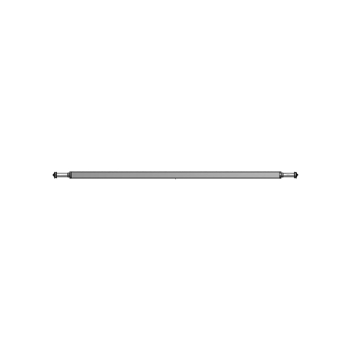 Dexter Leaf Spring Axle 49544 2" Square Galvanized Trailer Axle, 2000 lb. -Modern Boat Sales & Service