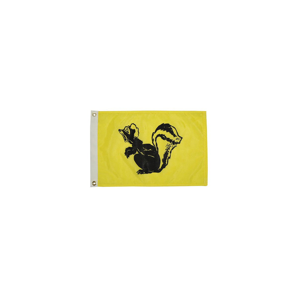 Flag 12" x18" Nylon Glo Skunk -Modern Boat Sales & Service