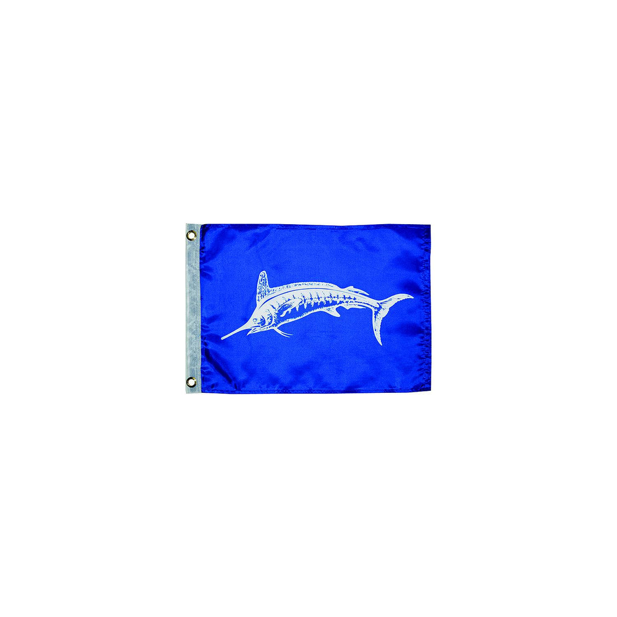 Taylor Fisherman's White Marlin Catch Flag 12" x 18" -Modern Boat Sales & Service