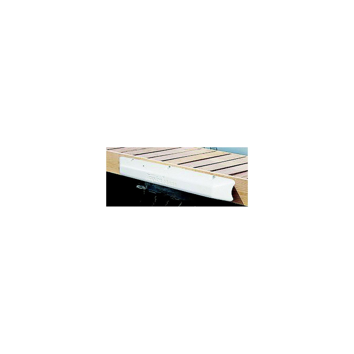 Taylor Dock Pro Heavy-Duty Vinyl Dock Bumper 4" D x 5" H White -Modern Boat Sales & Service