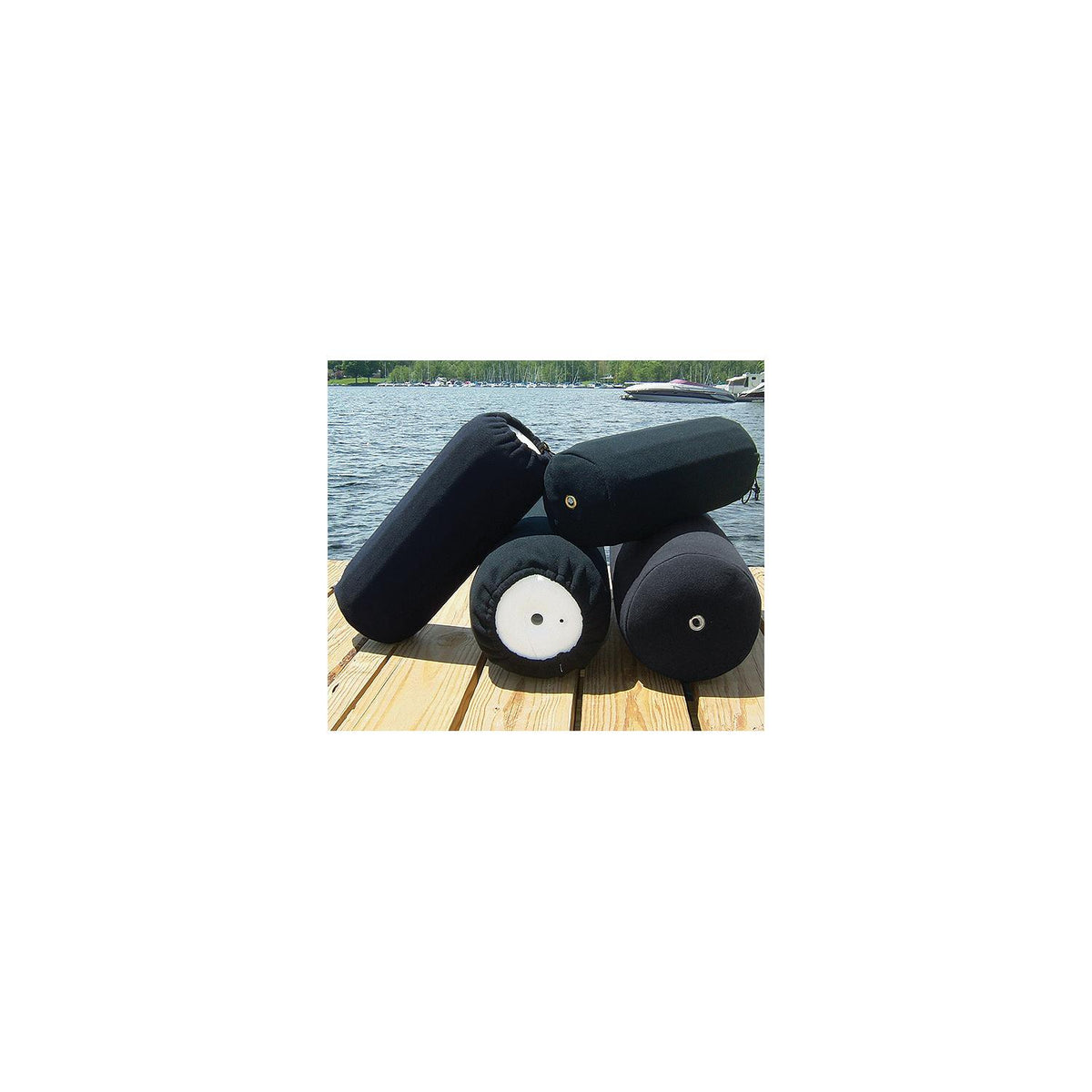 Taylor 9036 Fleece Fender Boots for Center Rope Tube Fenders, 10" x 26", Navy -Modern Boat Sales & Service