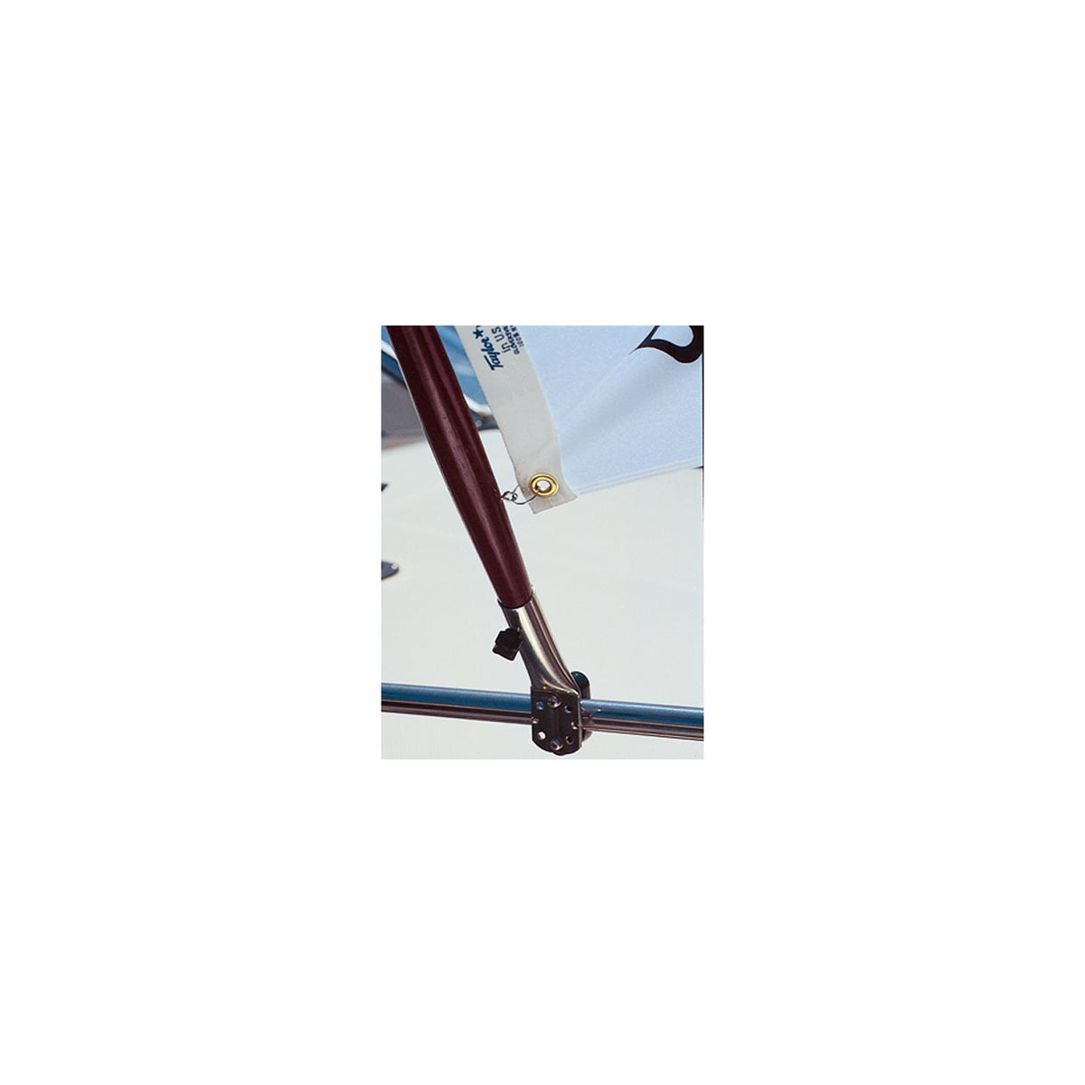 Taylor Stainless Steel Rail Mount Flag Socket Fits 3/4" to 7/8" Poles and Mounts To 7/8" to 1-1/4" Rails -Modern Boat Sales & Service