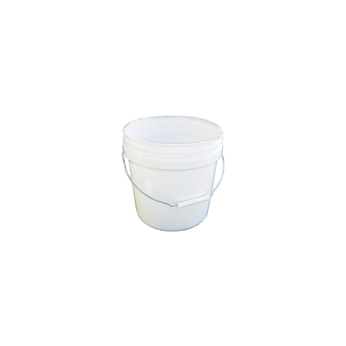 2 Gal. Plastic Industrial Pail, White -Modern Boat Sales & Service
