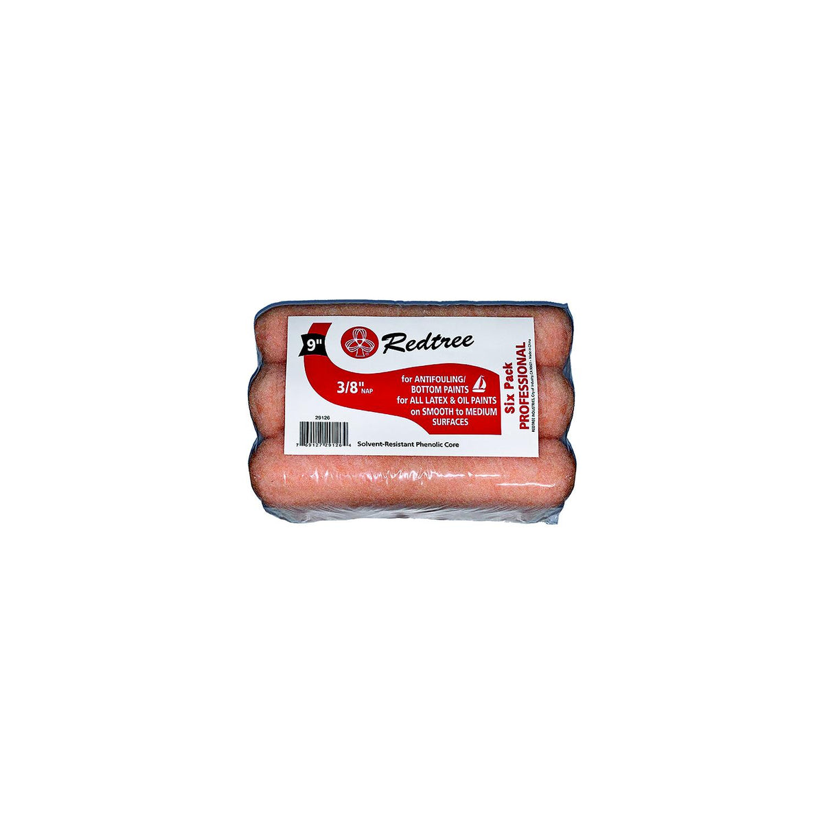 Redtree 29126 9" Bottom Paint Roller, 6/pk -Modern Boat Sales & Service