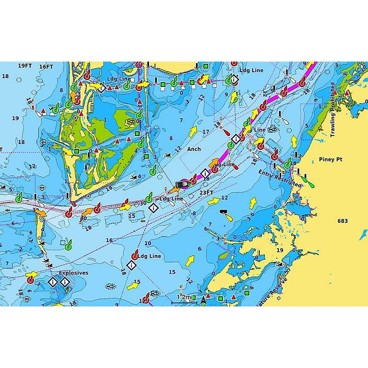 Garmin 010C129120 Navionics+â„¢ Chart, U.S. East Default Title -Modern Boat Sales & Service