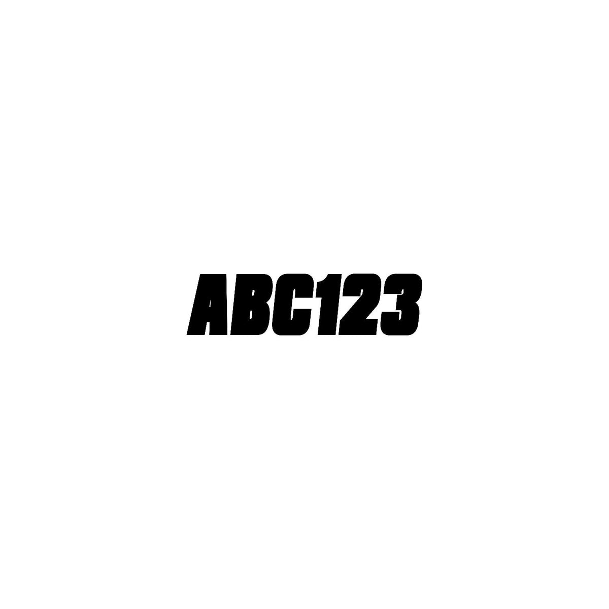 Hardline 2" Factory Matched Snowmobile Registration Kits, Solid Black -Modern Boat Sales & Service
