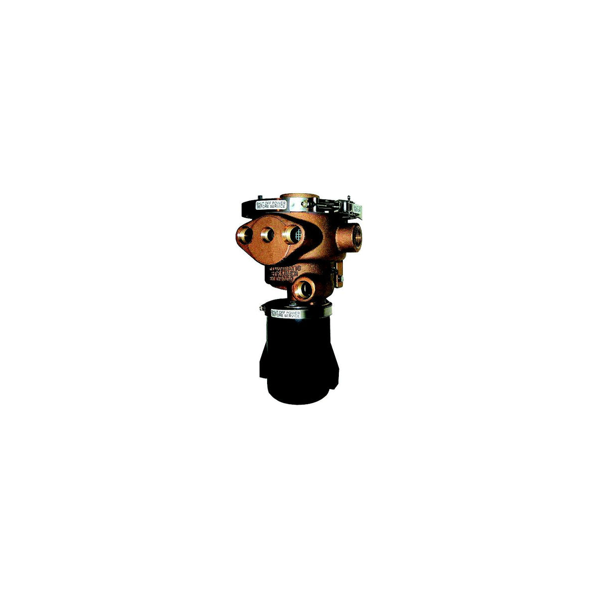 Groco 970150012 Hydromatic Self Cleaning Sea Chest and Strainer, Ports: 1/1/2" NPT A:13.2 ,B: 6.9 ,C:7.6, outlet: (1) 1/2". 2 3/4",(2) 1" -Modern Boat Sales & Service