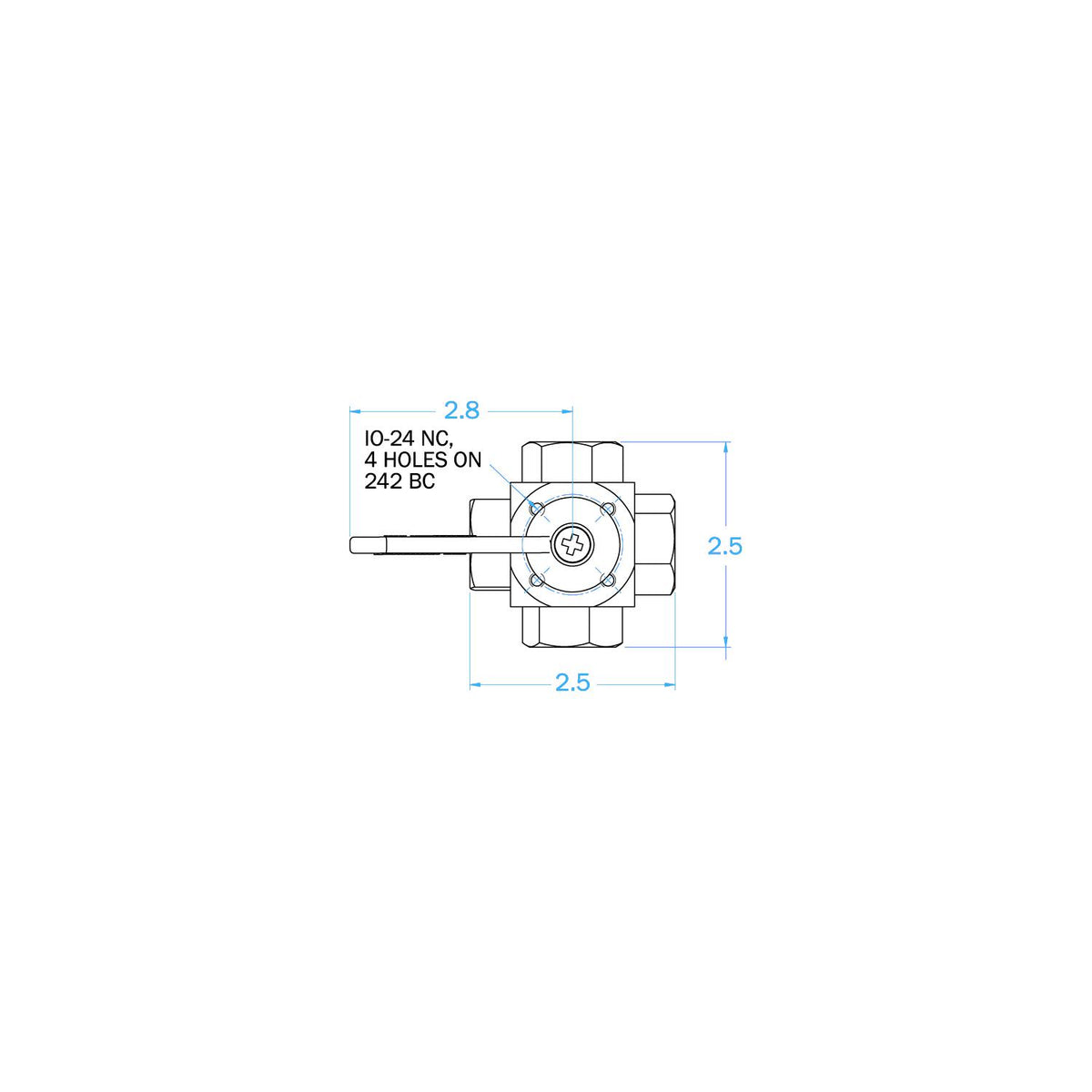 Groco FV-550L Bronze 5-Way Tank Selector Valve 1/2" Full Flow -Modern Boat Sales & Service