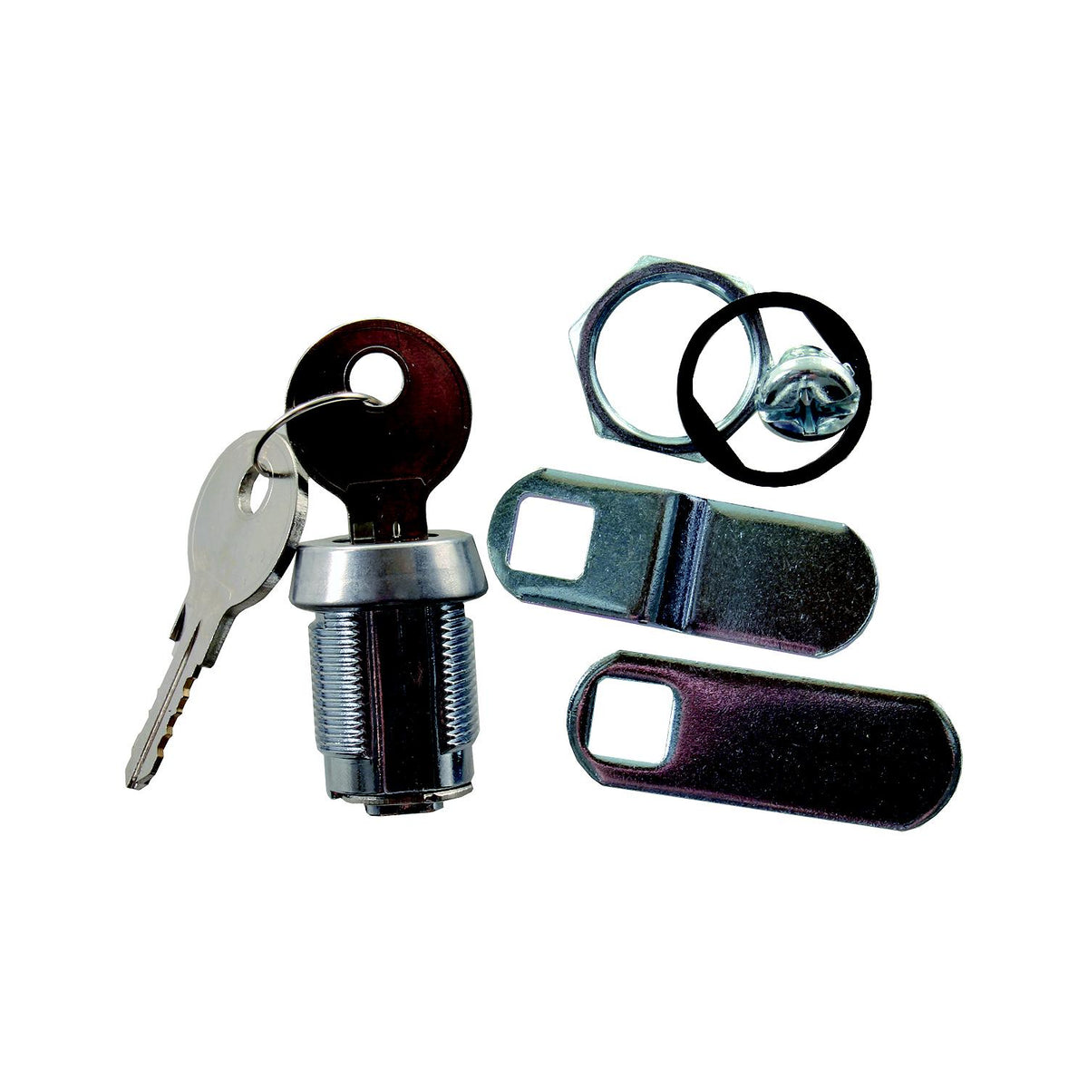 JR Products Deluxe Compartment Door Key Lock, 5/8" -Modern Boat Sales & Service