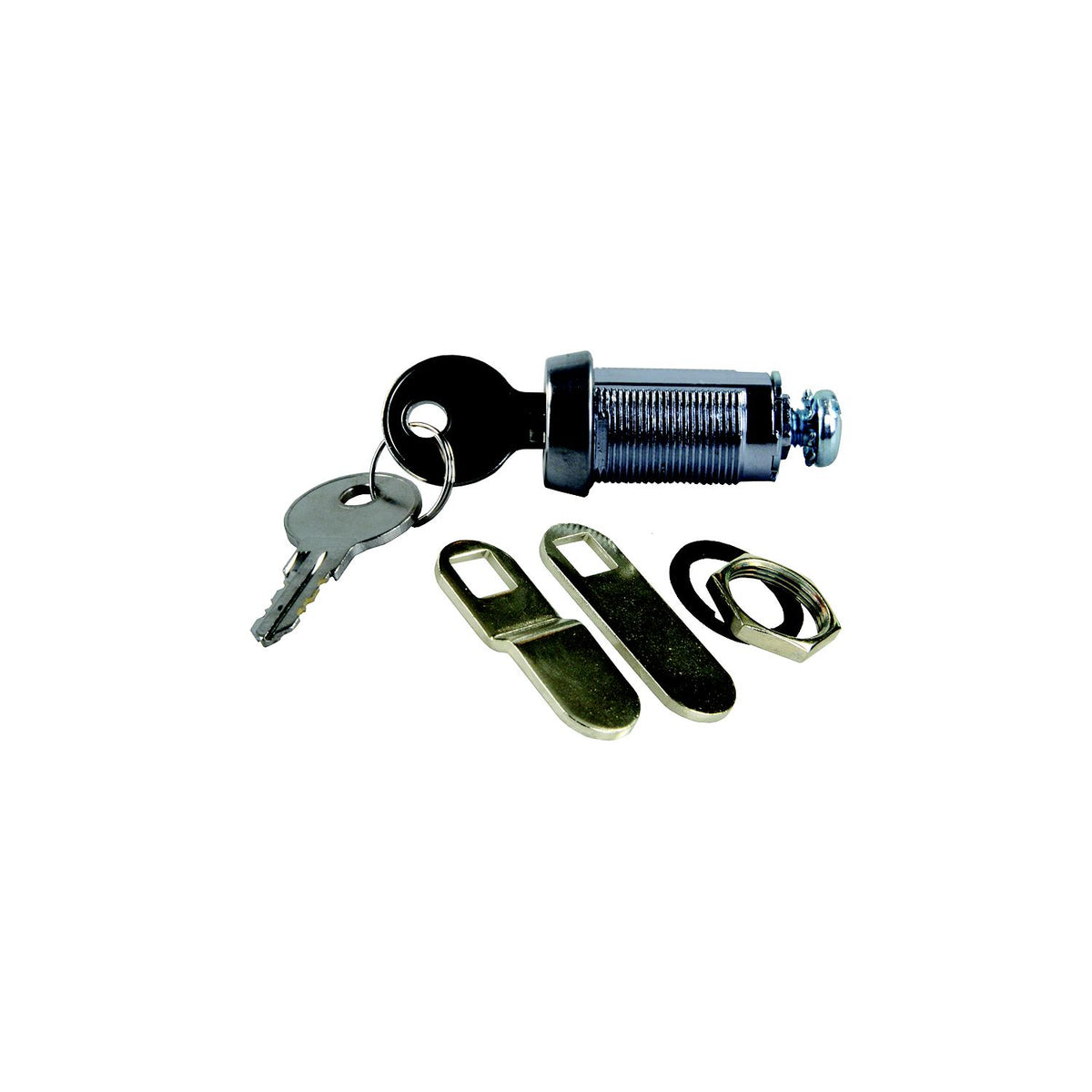JR Products Deluxe Compartment Door Key Lock, 1-1/8" Default Title -Modern Boat Sales & Service