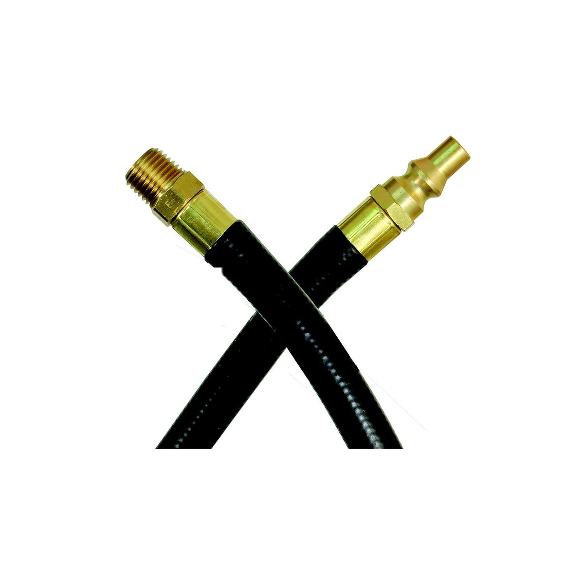 JR Products RV Rubber Appliance Hose with 1/4" Male Pipe Thread & Quick Disconnect Male Ends -Modern Boat Sales & Service