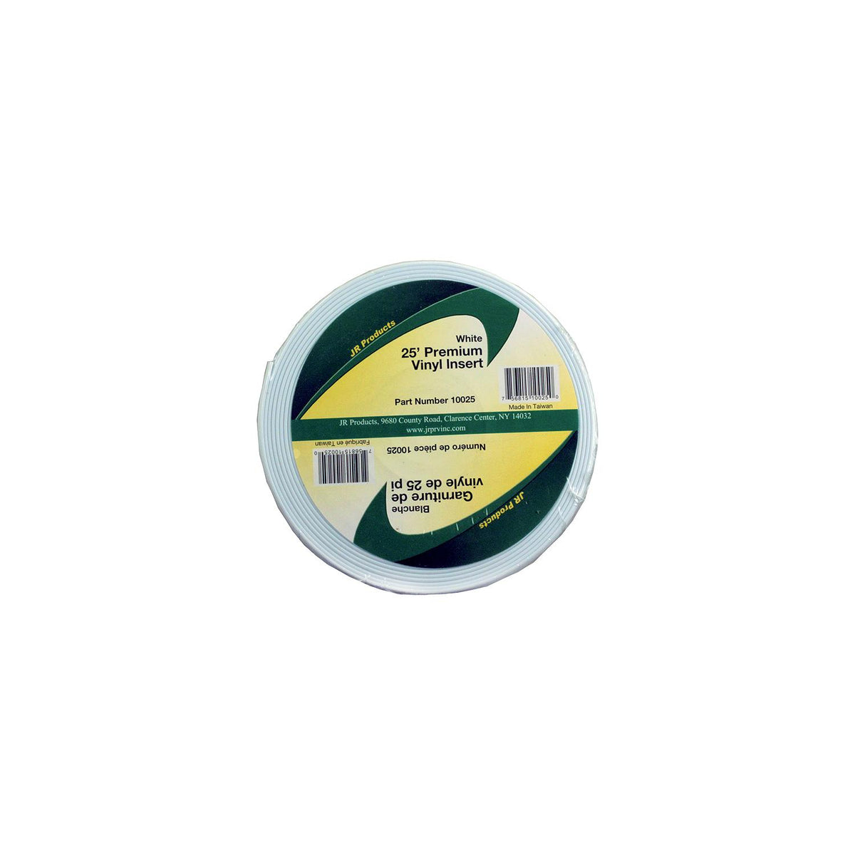 JR Products Vinyl Insert - Premium, 25' White -Modern Boat Sales & Service
