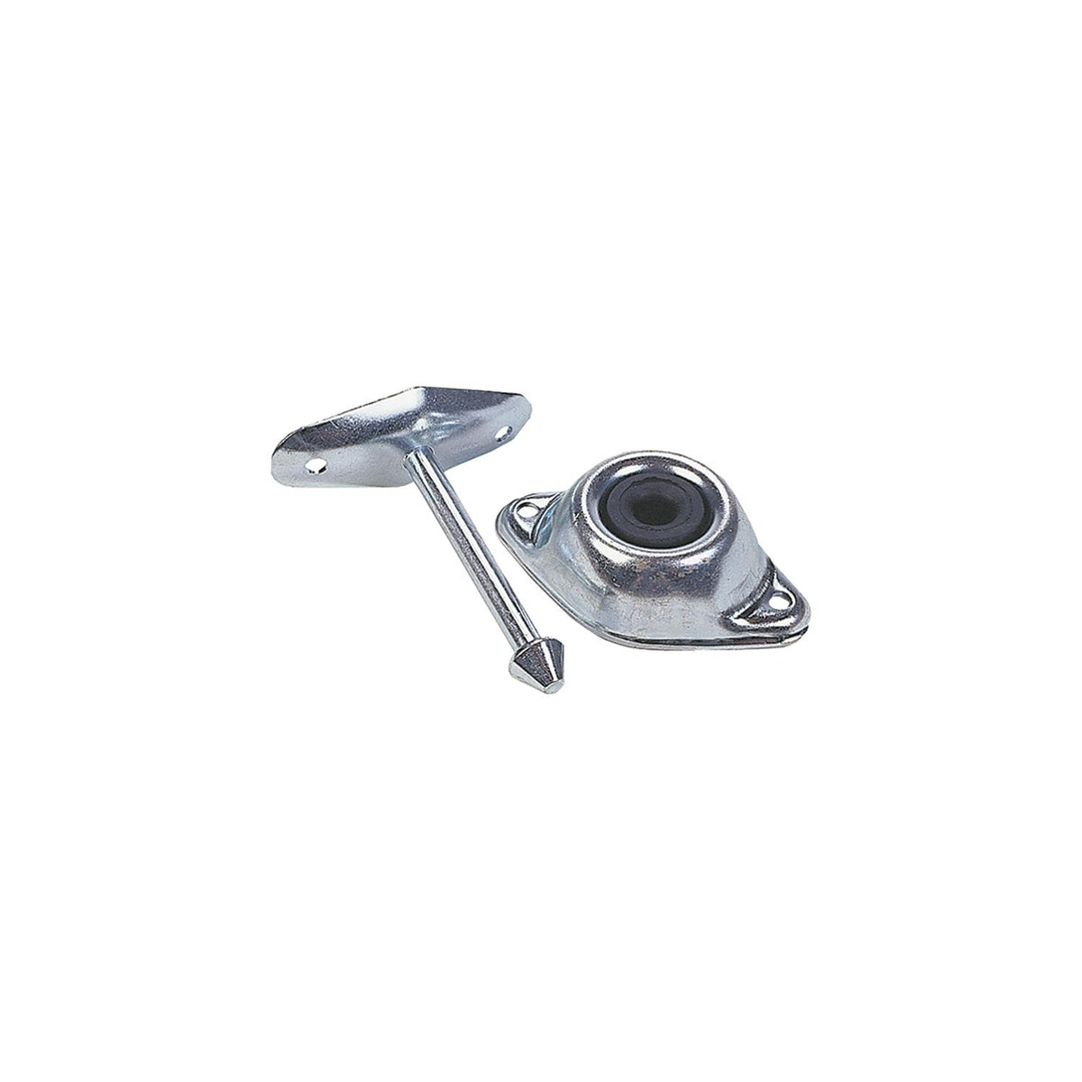 JR Products 10294 Zinc Plated Steel Straight Plunger 4-3/4" RV Door Stop -Modern Boat Sales & Service
