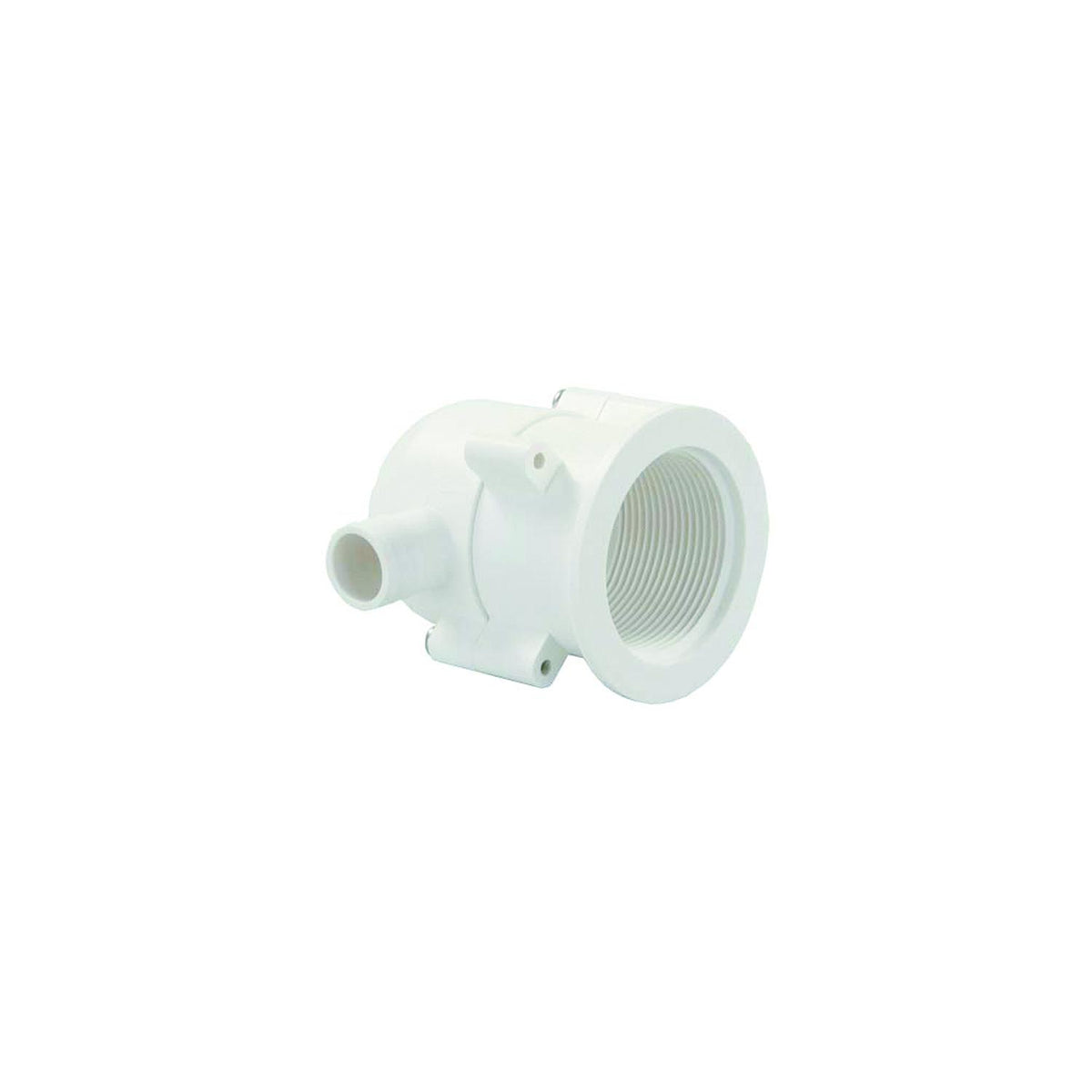 JR Products 95195 White Exterior Evacuation Drain Trap for RV Sink or Shower -Modern Boat Sales & Service