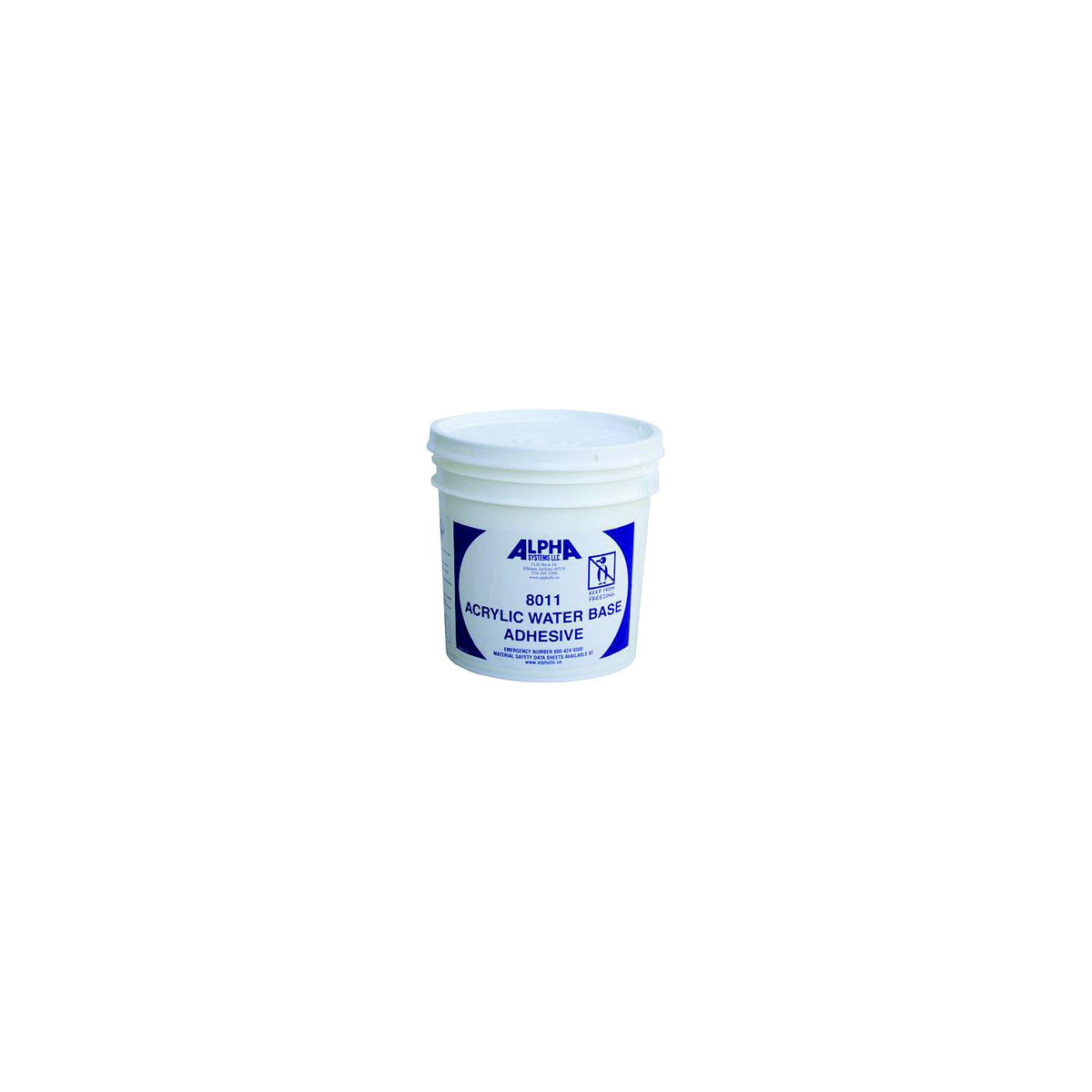Alpha Systems 2020002238 Acrylic Water Based Bonding Adhesive, Gal., White -Modern Boat Sales & Service