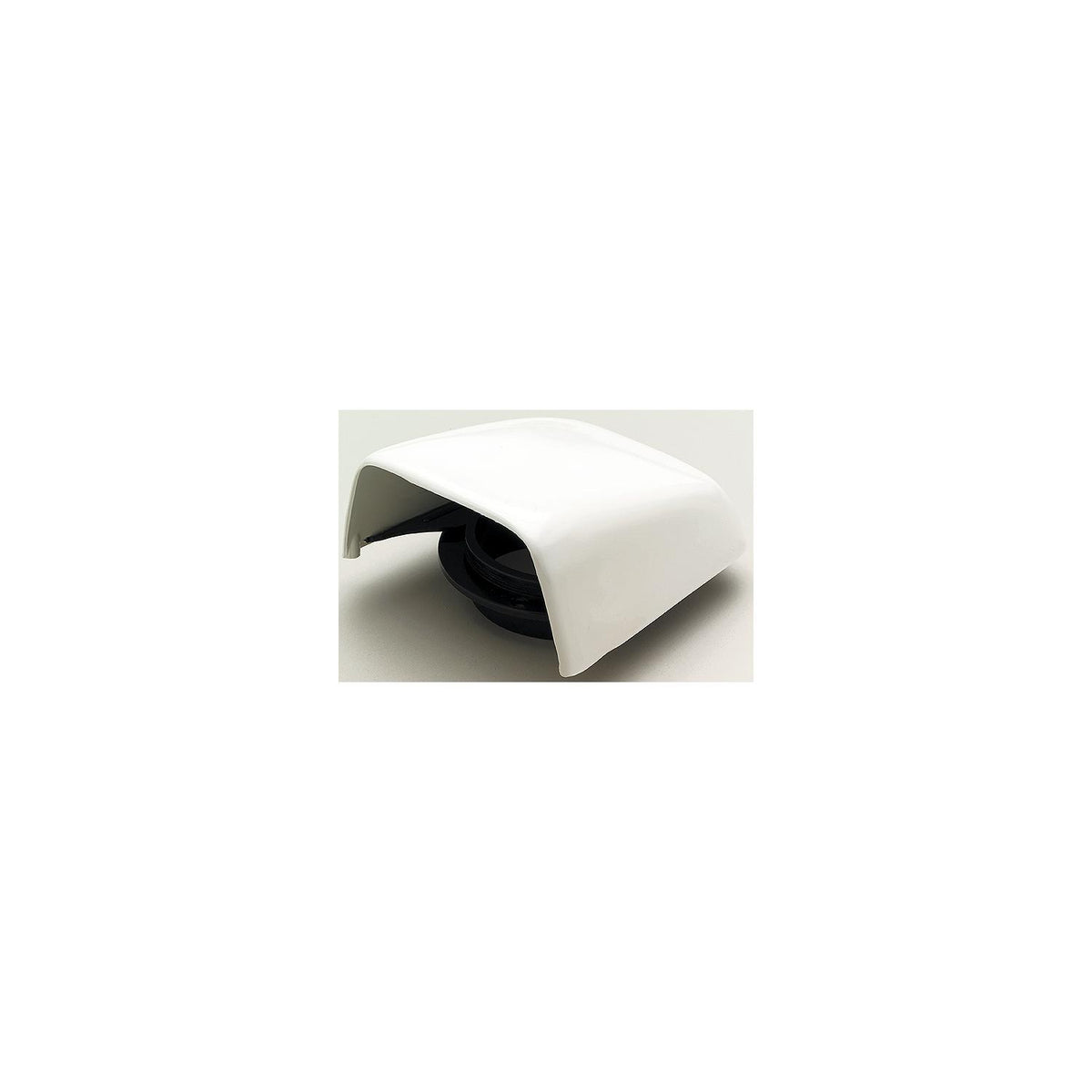 Beckson C7 Snap On Clam Vent With Hose Adapter, White 5-1/2" W x 6-1/4" D x 2-1/2" H -Modern Boat Sales & Service
