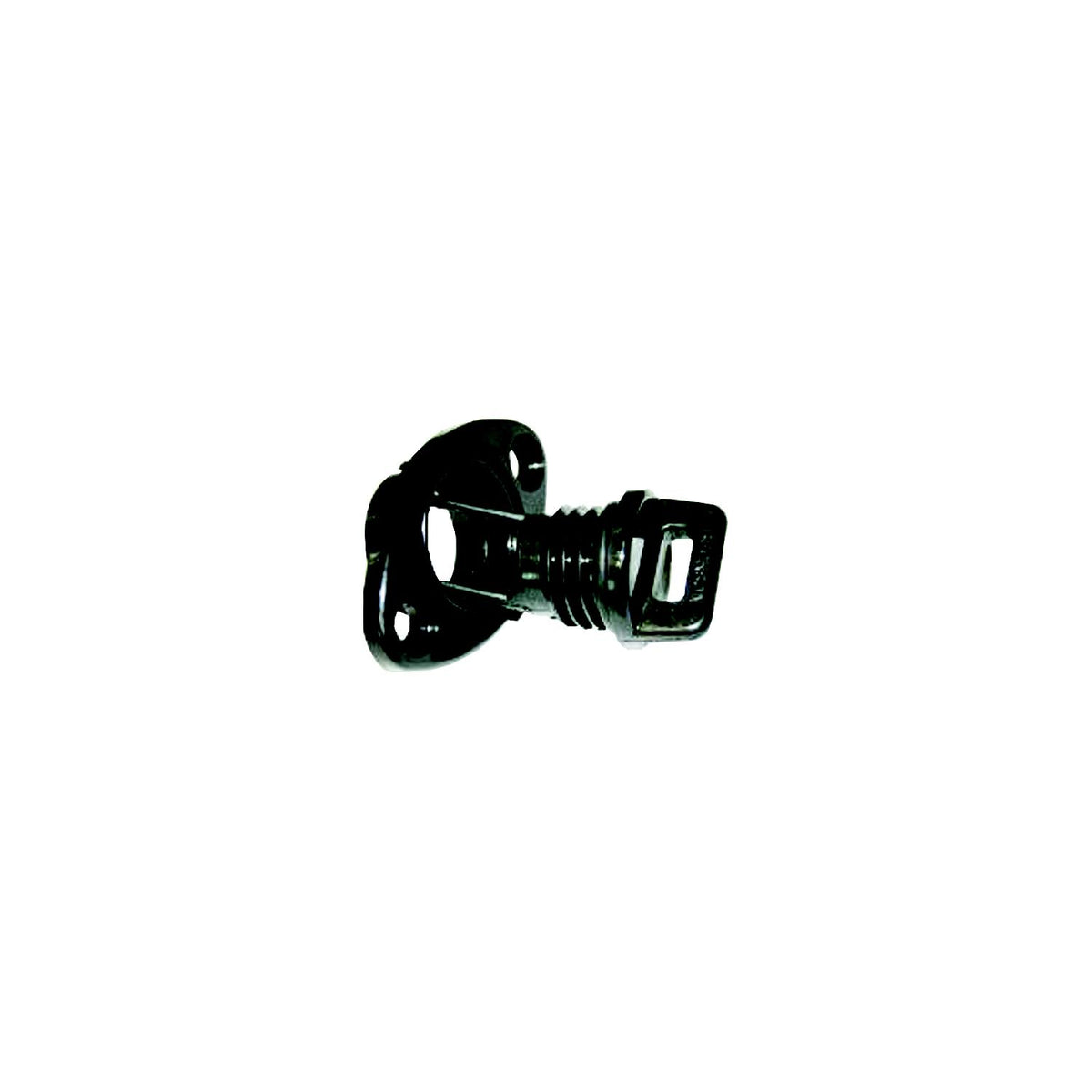 Beckson DP10 Screw Type 1" Drain Plug With Gasket, Black -Modern Boat Sales & Service
