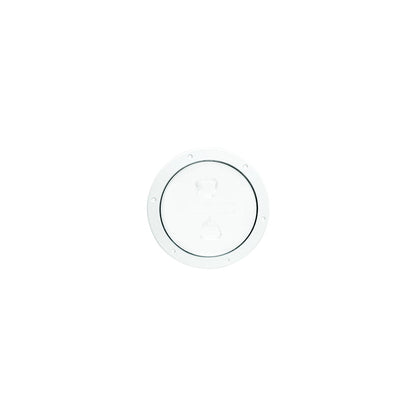 Beckson Screw Out Deck Plate With Standard Trim Ring, Dimple Center -Modern Boat Sales & Service