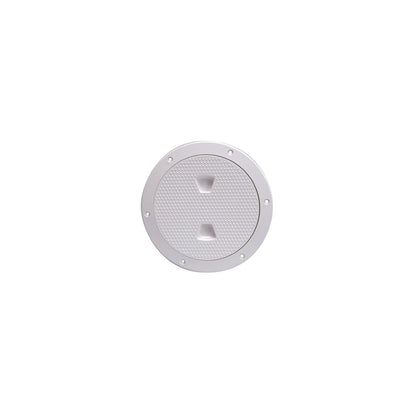 Beckson Screw Out Deck Plate With Standard Trim Ring, Dimple Center Default Title -Modern Boat Sales & Service
