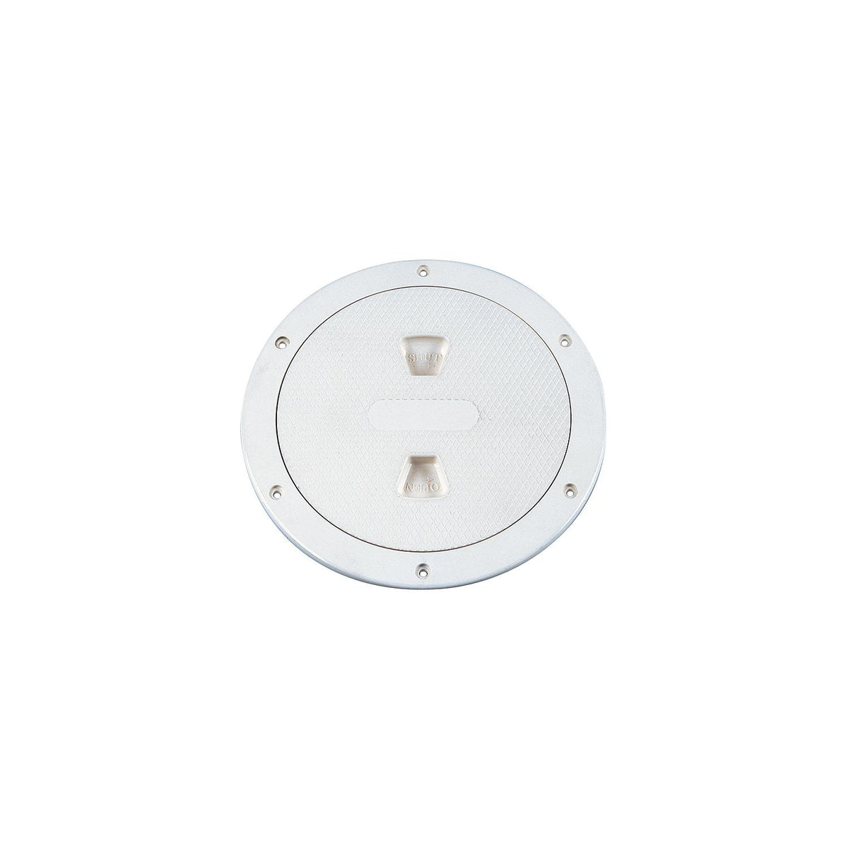 Beckson Screw Out Deck Plate With Standard Trim Ring, Diamond Center Default Title -Modern Boat Sales & Service