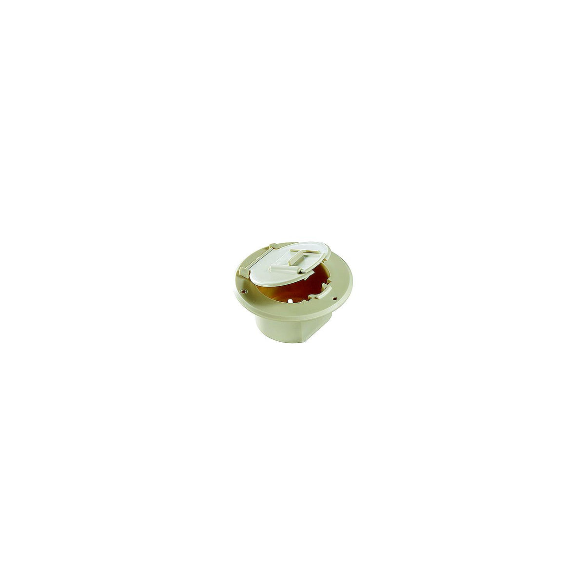 Basic Cable Hatch, Round, Col White -- 4.3" x 2.3" (Replaceable Lid) -Modern Boat Sales & Service