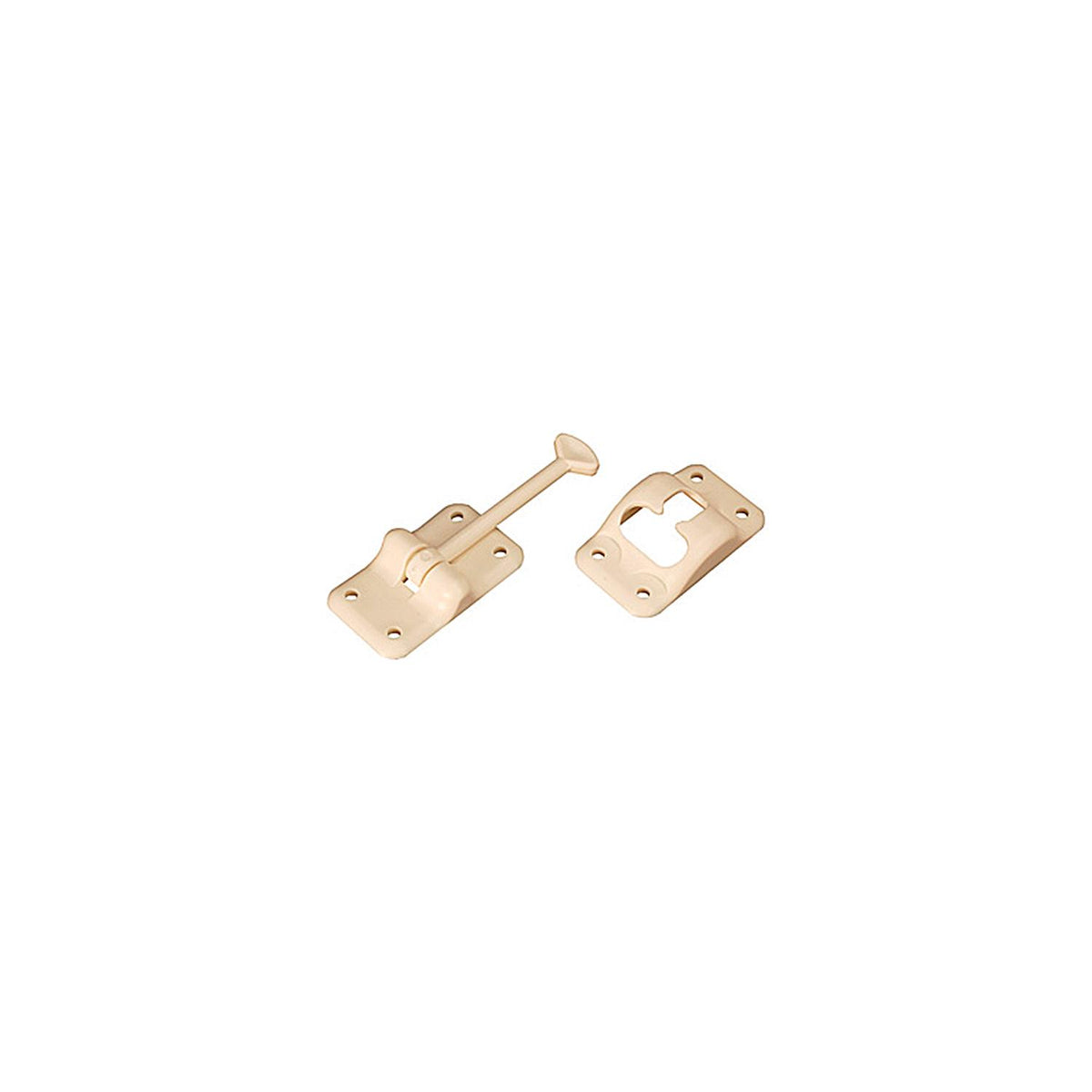 Entry Door Holder - Plastic T - 3 1/2" - Col White -Modern Boat Sales & Service