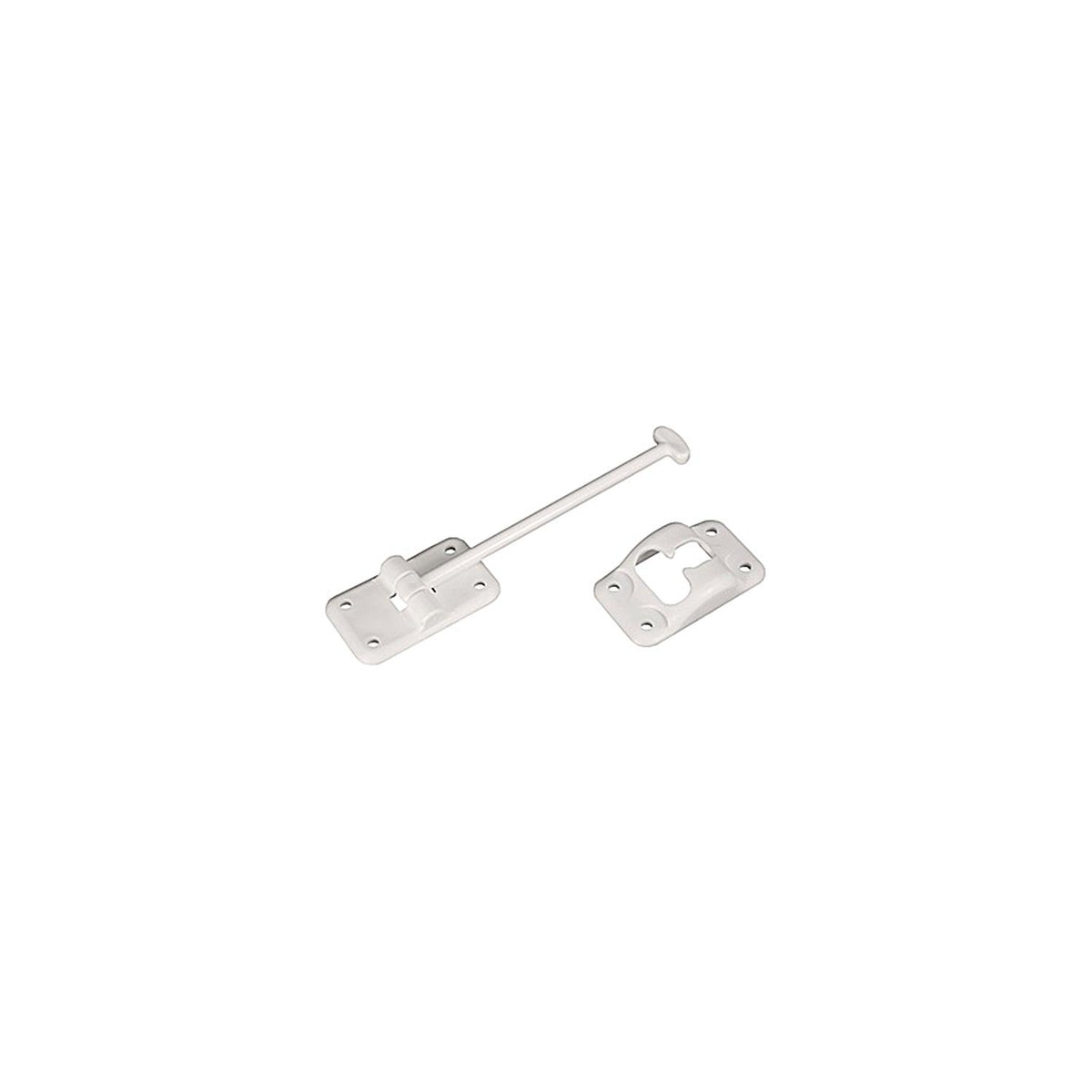 Entry Door Holder - Plastic T - 6" - White -Modern Boat Sales & Service